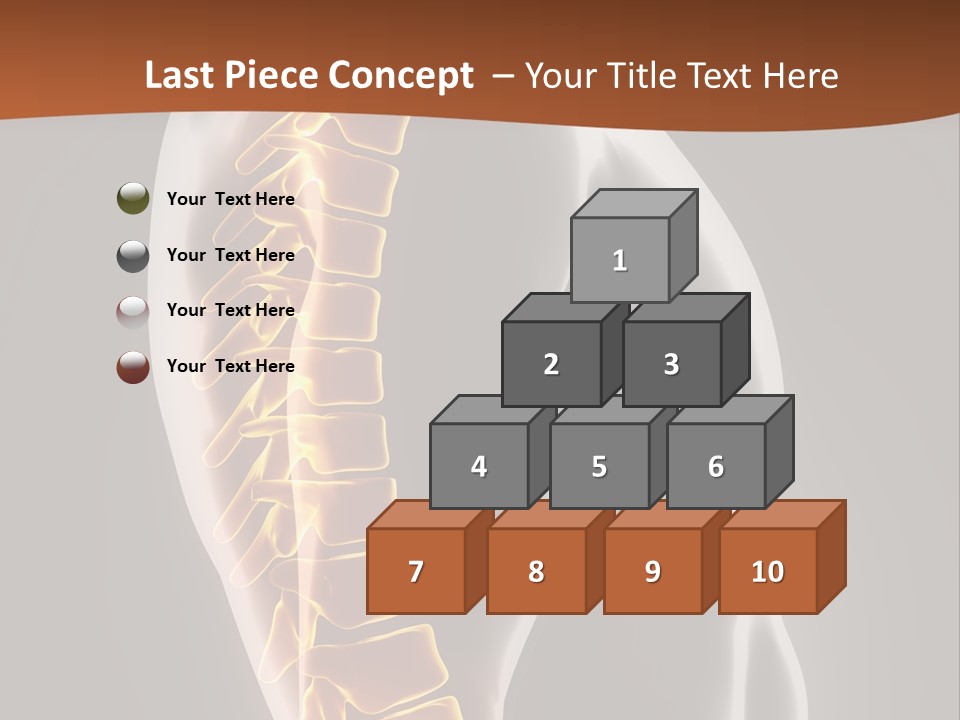 Hand Backbone Neck PowerPoint Template
