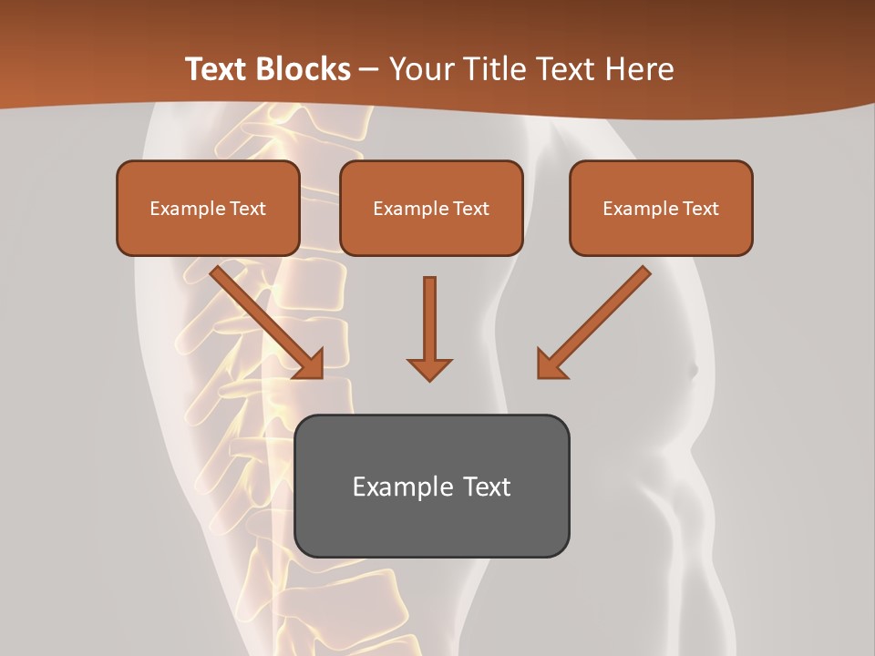 Hand Backbone Neck PowerPoint Template