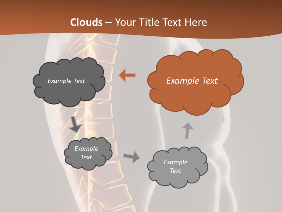 Hand Backbone Neck PowerPoint Template