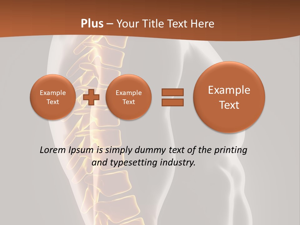 Hand Backbone Neck PowerPoint Template