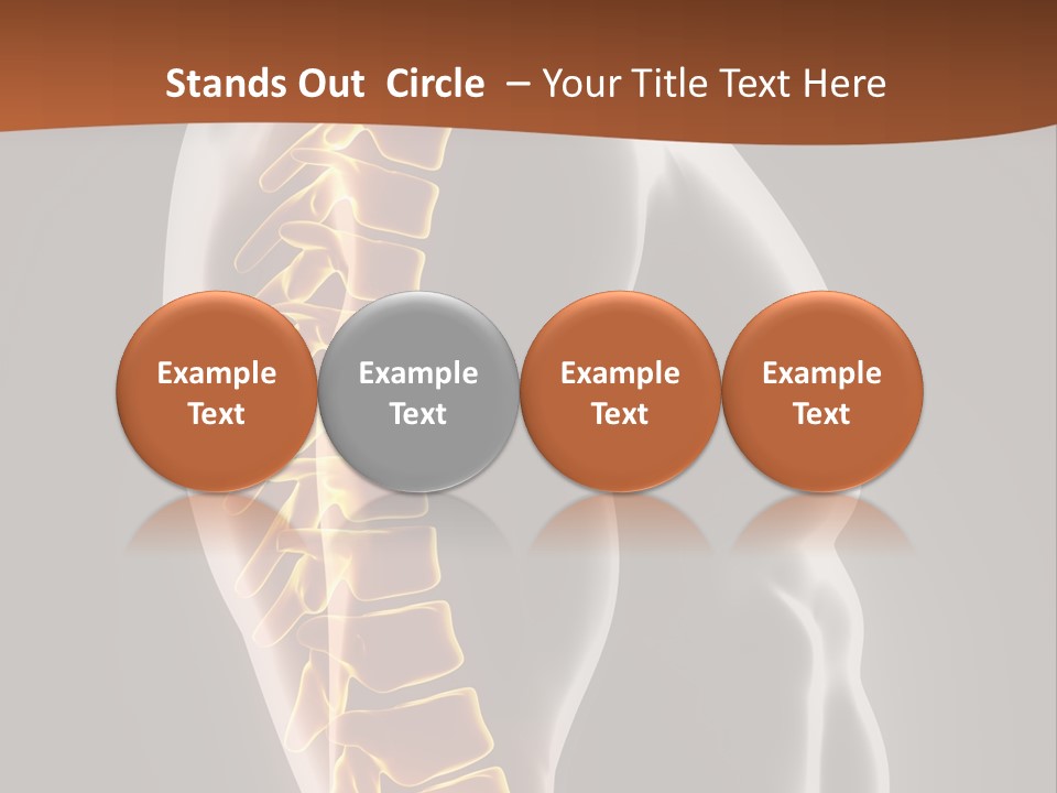 Hand Backbone Neck PowerPoint Template