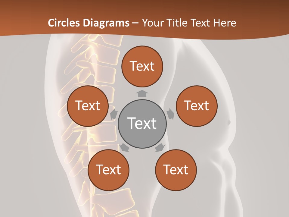 Hand Backbone Neck PowerPoint Template
