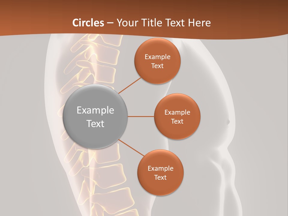 Hand Backbone Neck PowerPoint Template