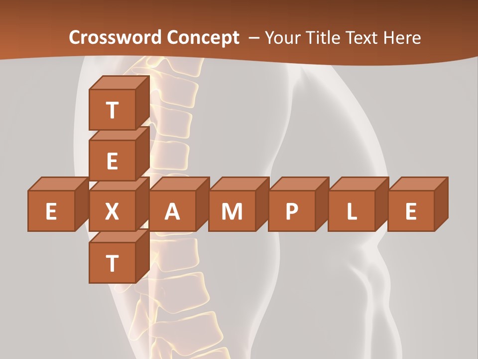 Hand Backbone Neck PowerPoint Template