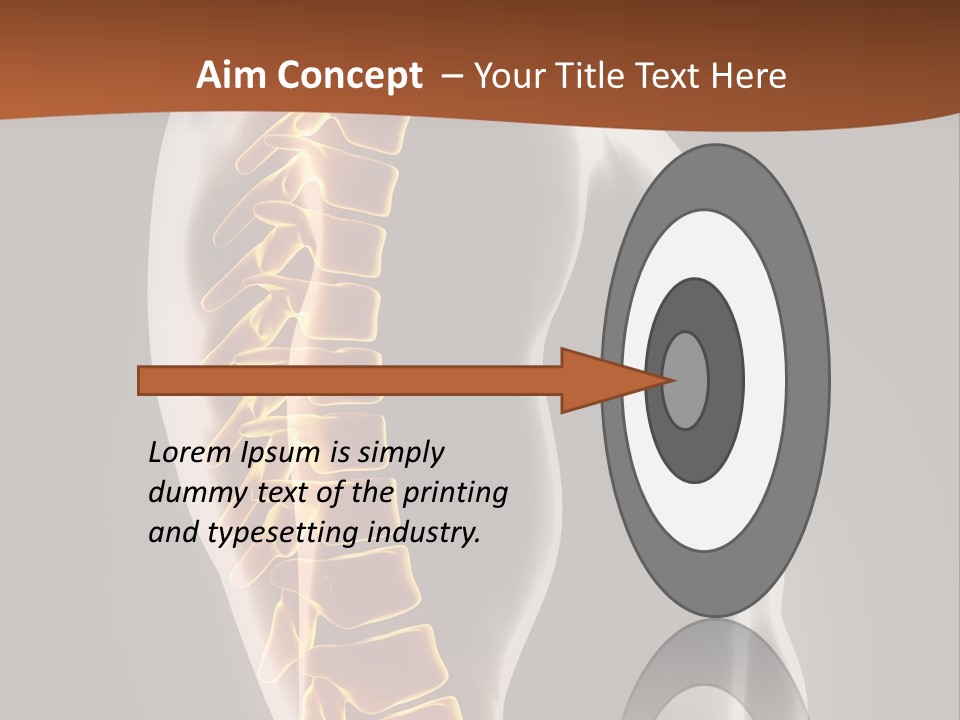 Hand Backbone Neck PowerPoint Template