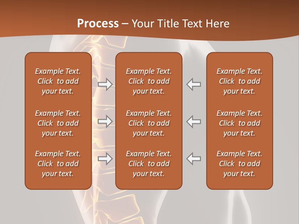 Hand Backbone Neck PowerPoint Template