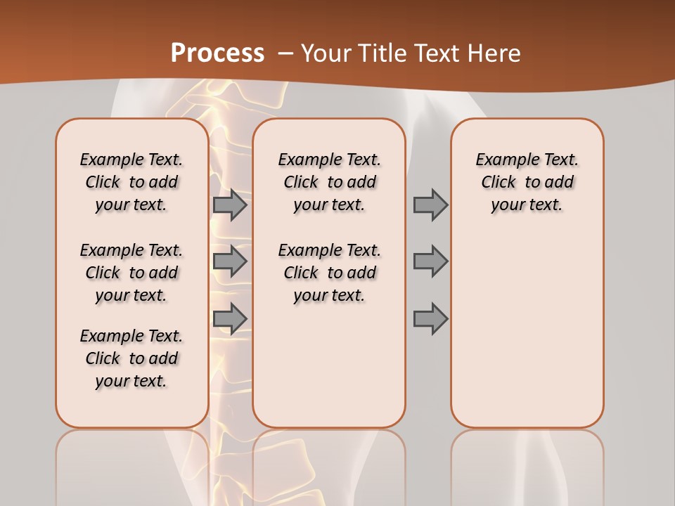 Hand Backbone Neck PowerPoint Template
