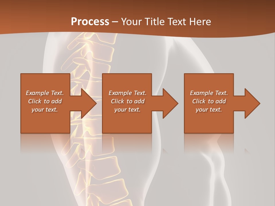 Hand Backbone Neck PowerPoint Template