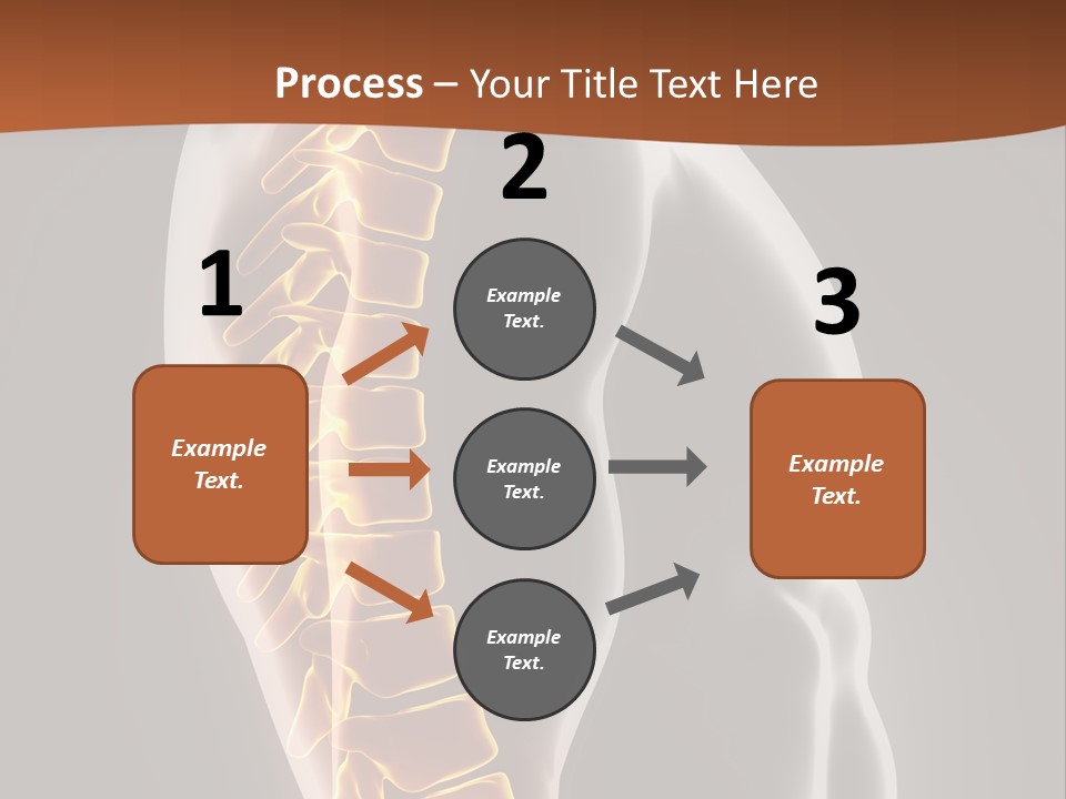 Hand Backbone Neck PowerPoint Template