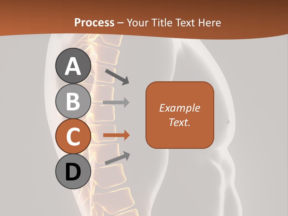 Hand Backbone Neck PowerPoint Template