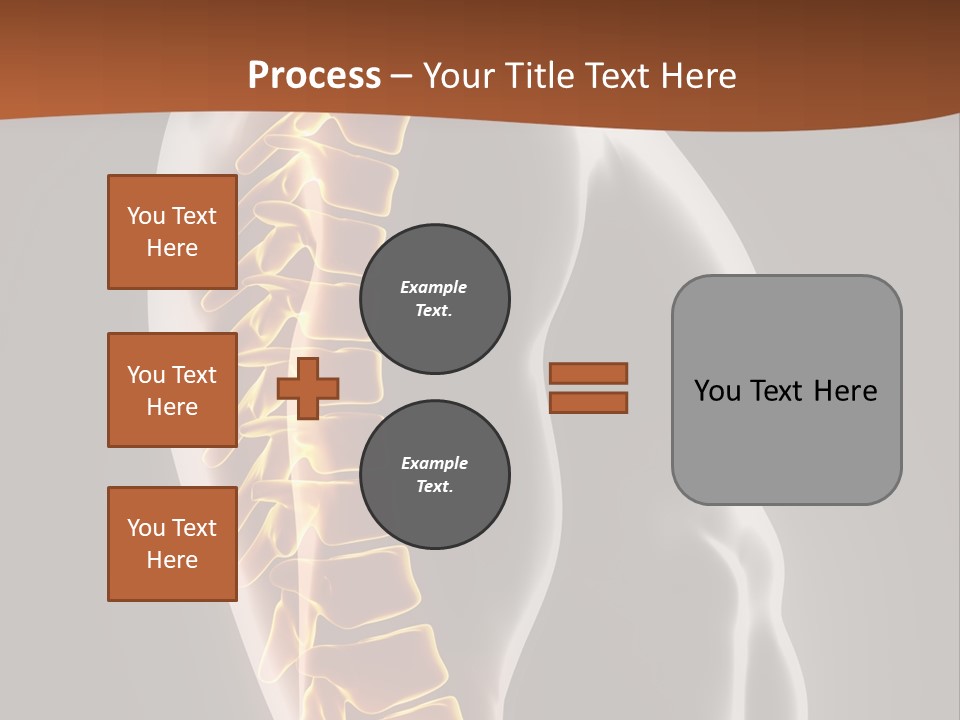 Hand Backbone Neck PowerPoint Template