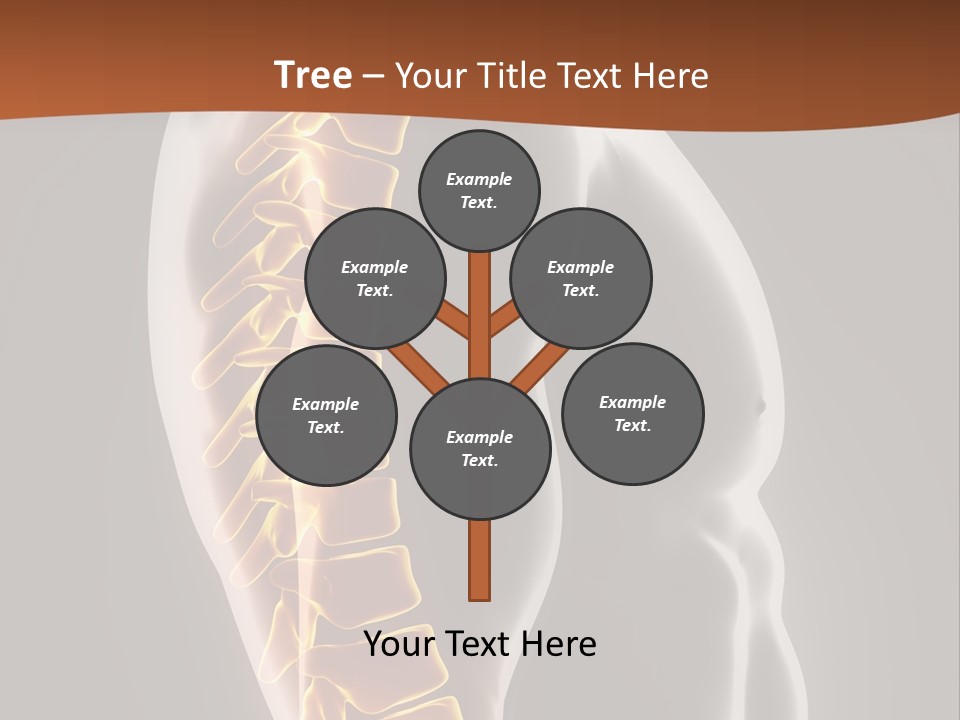 Hand Backbone Neck PowerPoint Template