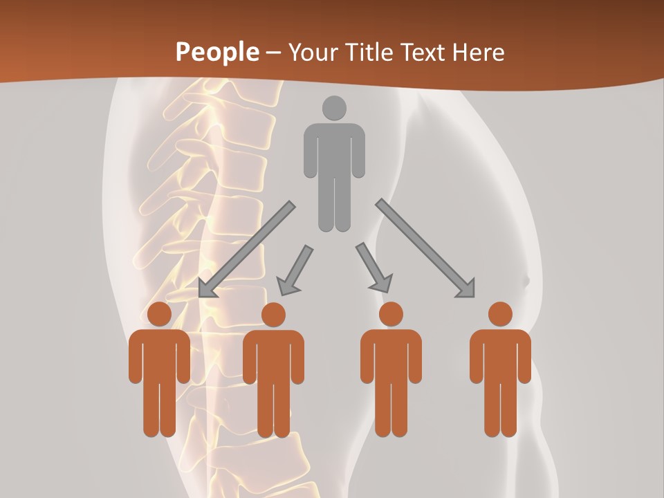 Hand Backbone Neck PowerPoint Template