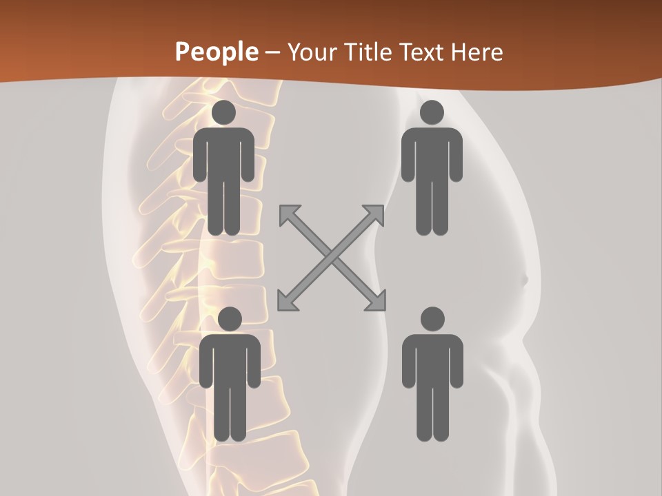 Hand Backbone Neck PowerPoint Template