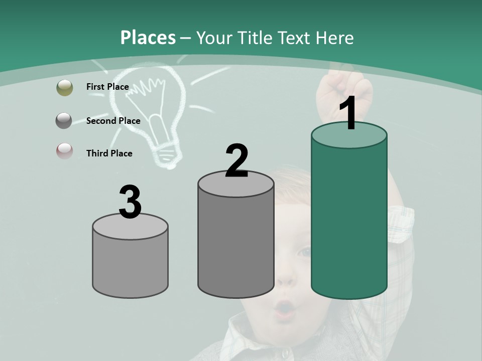 Light Caucasian Male PowerPoint Template