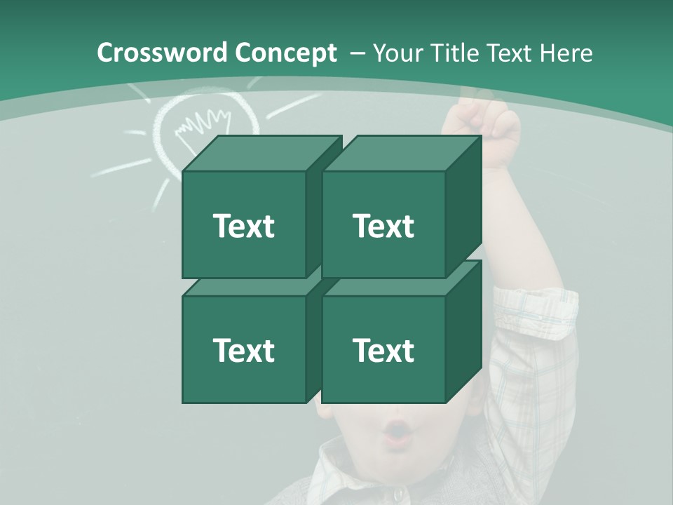 Light Caucasian Male PowerPoint Template