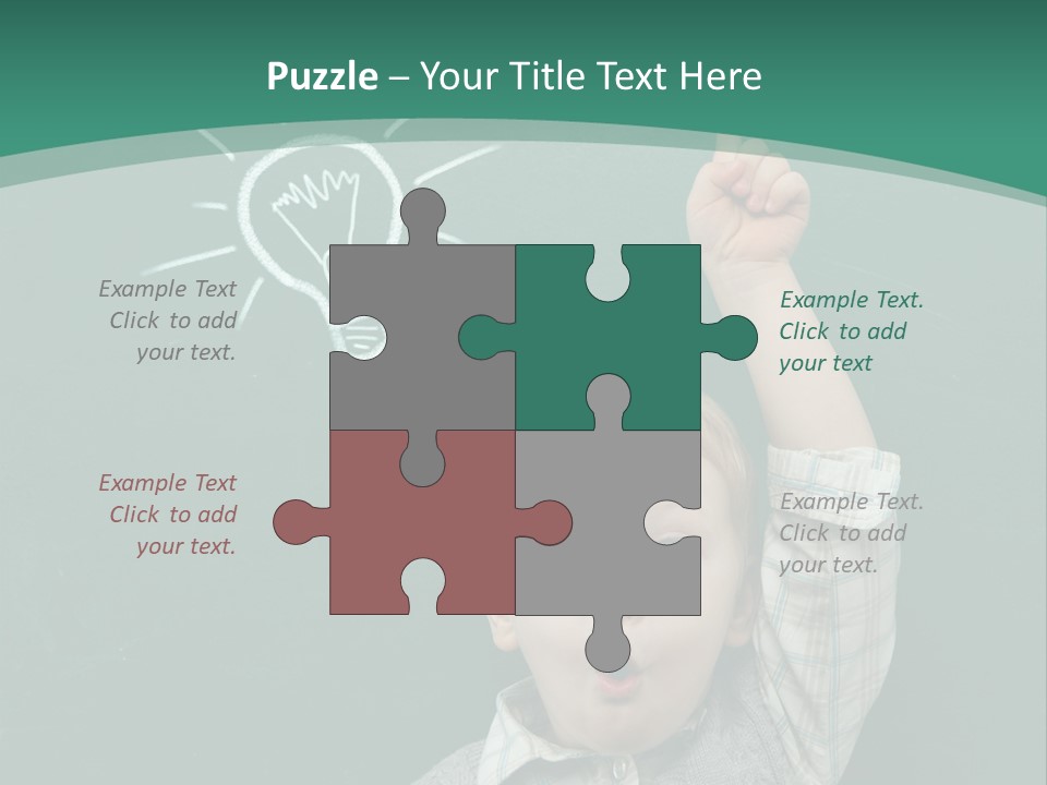 Light Caucasian Male PowerPoint Template