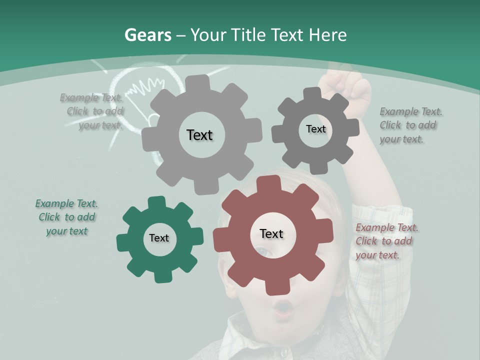 Light Caucasian Male PowerPoint Template