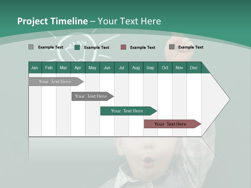 Light Caucasian Male PowerPoint Template