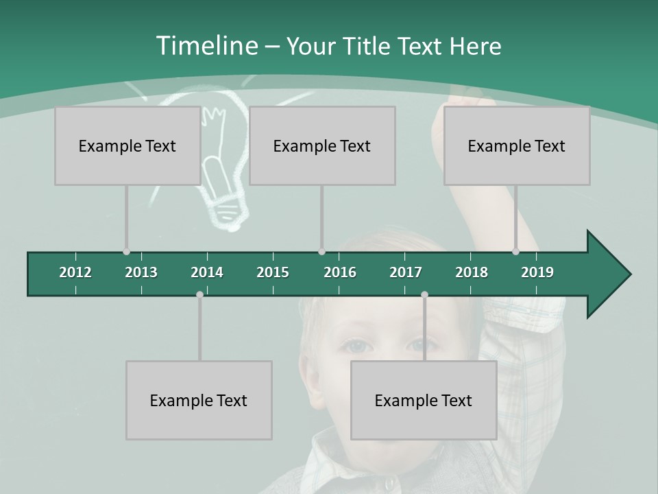 Light Caucasian Male PowerPoint Template