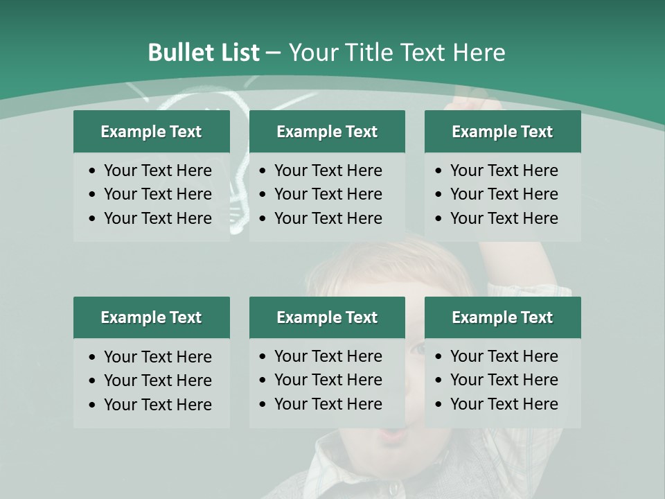 Light Caucasian Male PowerPoint Template