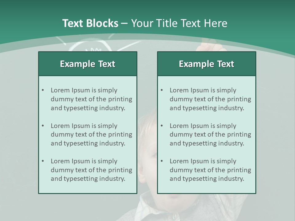 Light Caucasian Male PowerPoint Template