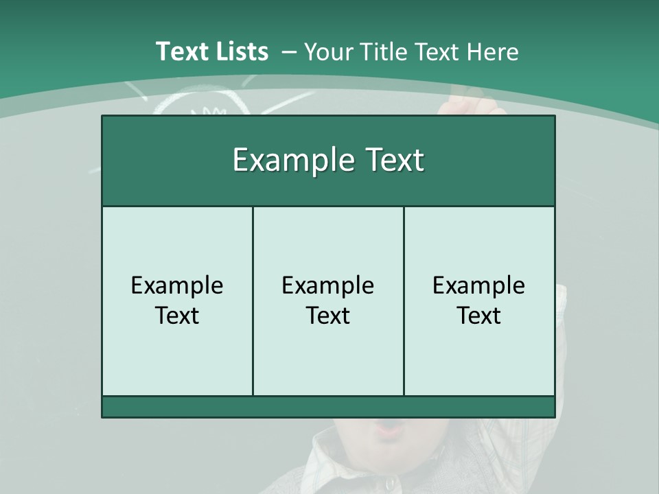 Light Caucasian Male PowerPoint Template