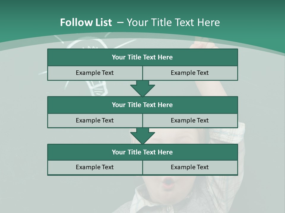 Light Caucasian Male PowerPoint Template