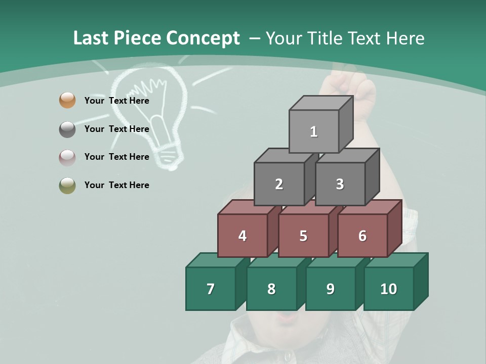 Light Caucasian Male PowerPoint Template