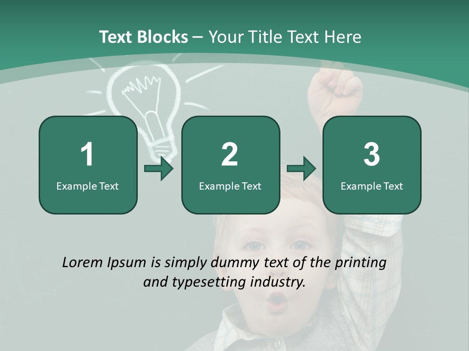 Light Caucasian Male PowerPoint Template