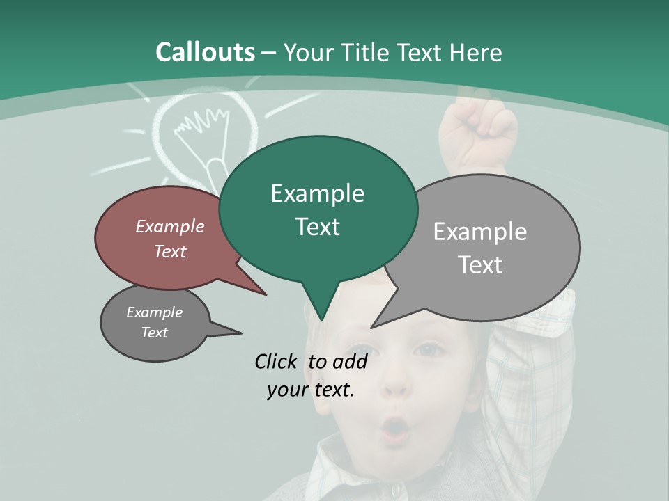 Light Caucasian Male PowerPoint Template