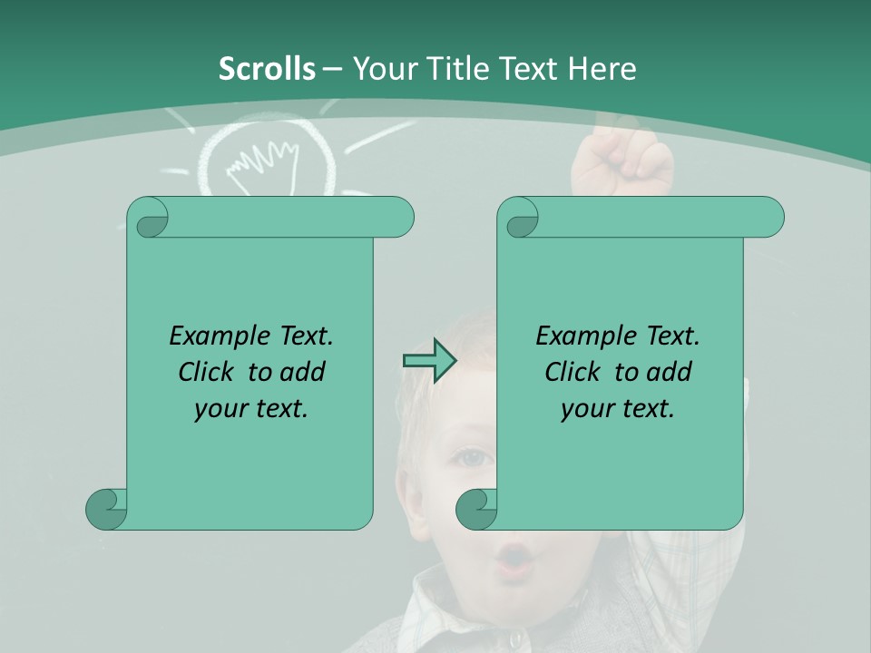 Light Caucasian Male PowerPoint Template