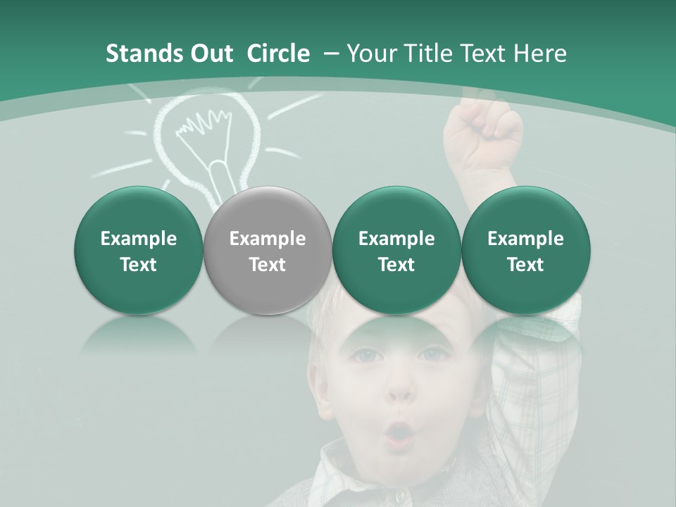 Light Caucasian Male PowerPoint Template