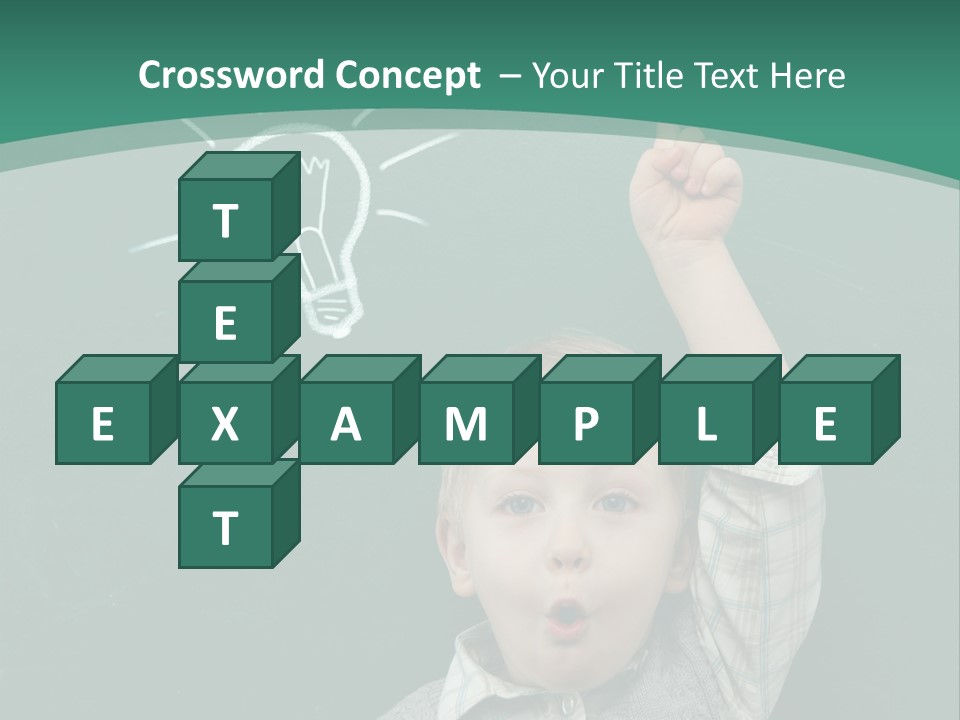 Light Caucasian Male PowerPoint Template