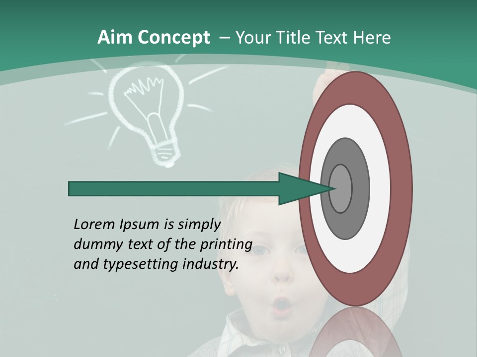 Light Caucasian Male PowerPoint Template