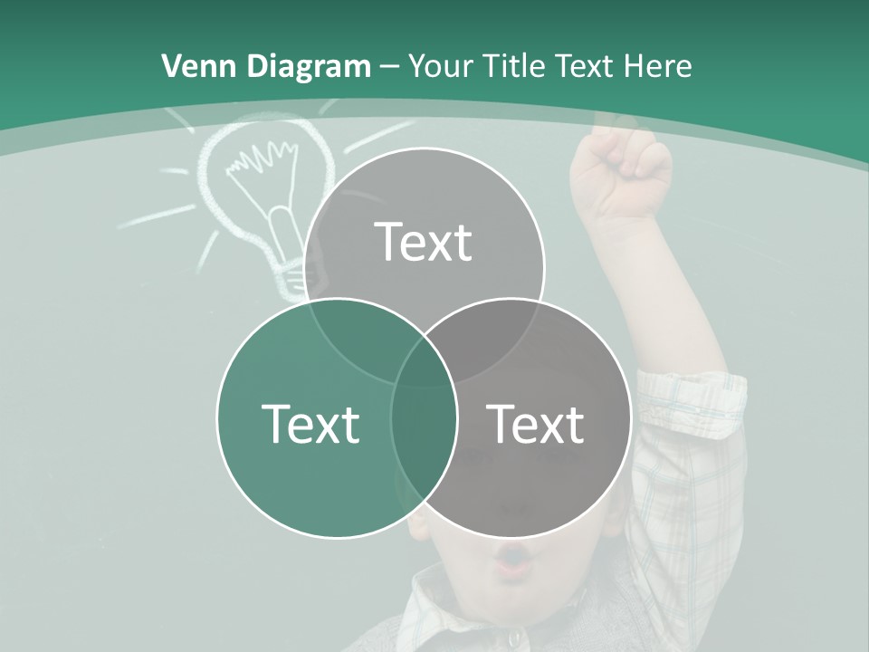 Light Caucasian Male PowerPoint Template