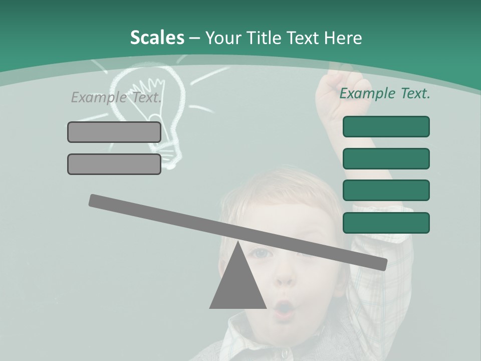 Light Caucasian Male PowerPoint Template