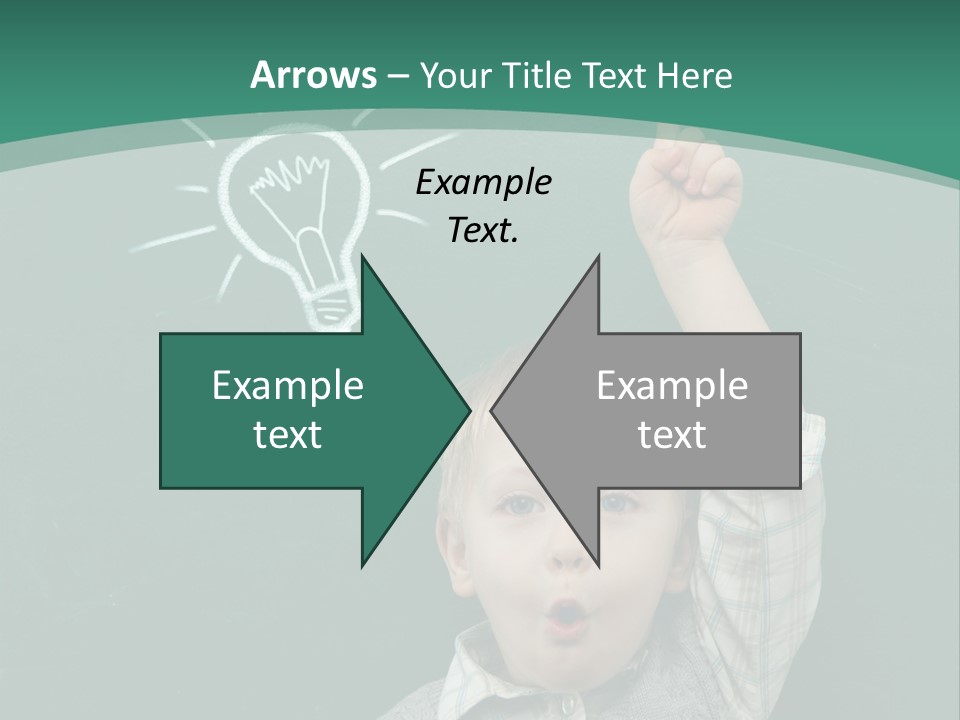 Light Caucasian Male PowerPoint Template