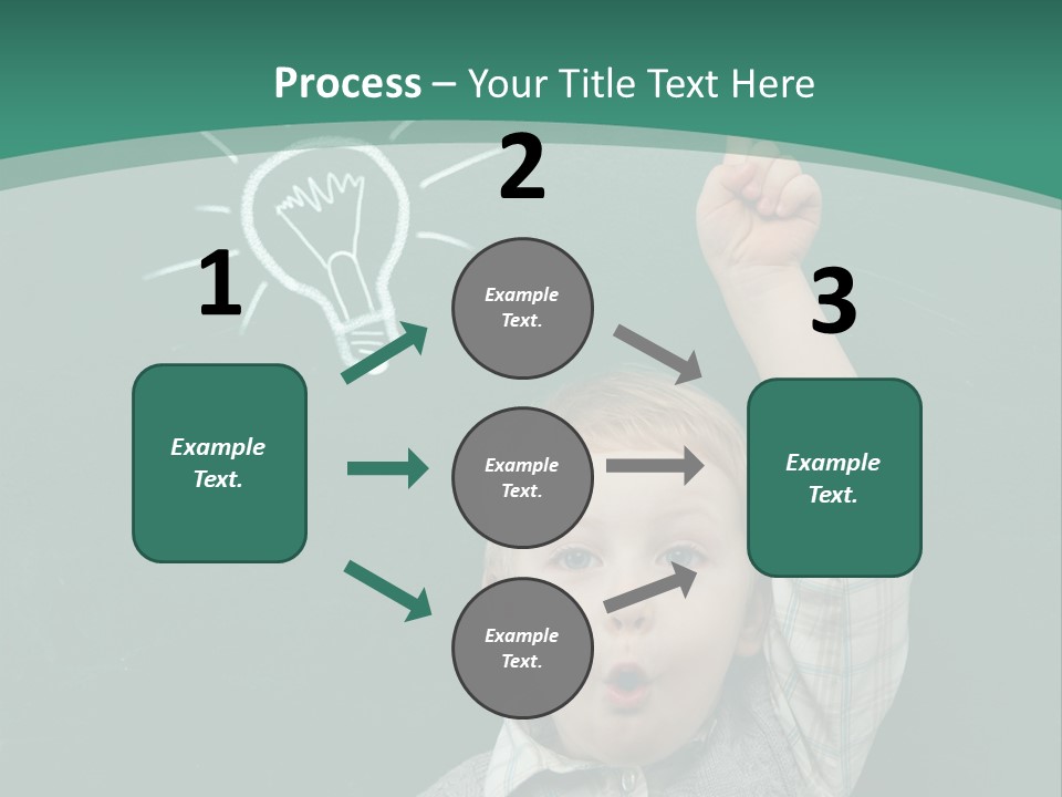 Light Caucasian Male PowerPoint Template