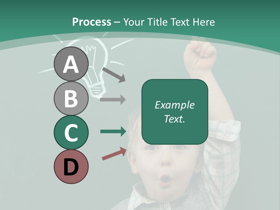 Light Caucasian Male PowerPoint Template