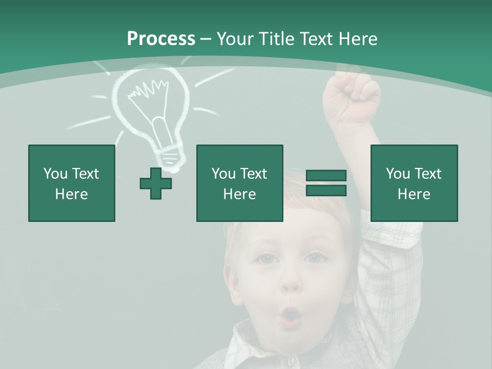 Light Caucasian Male PowerPoint Template