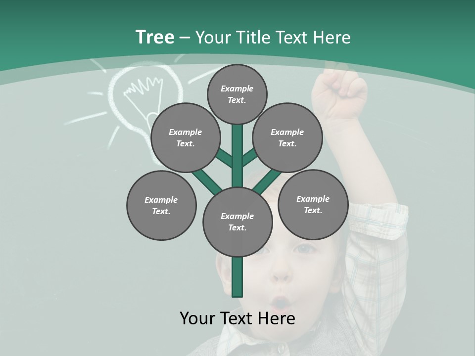 Light Caucasian Male PowerPoint Template