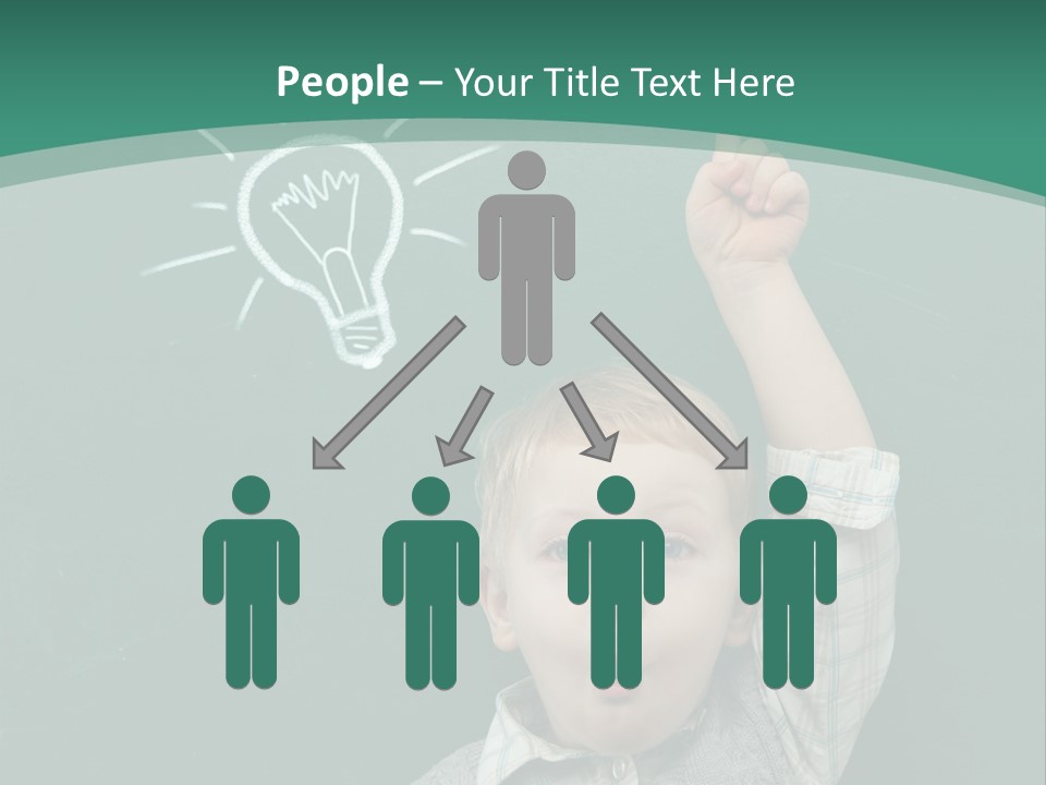 Light Caucasian Male PowerPoint Template