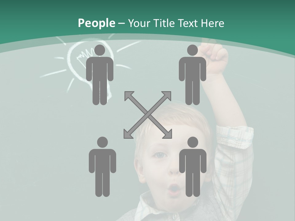 Light Caucasian Male PowerPoint Template