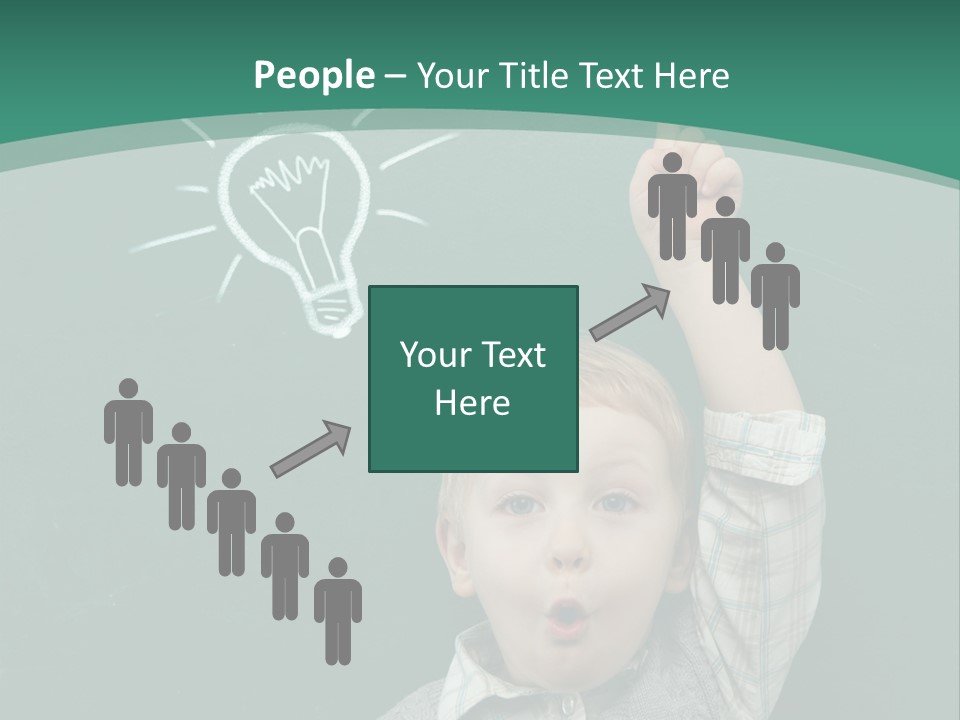 Light Caucasian Male PowerPoint Template