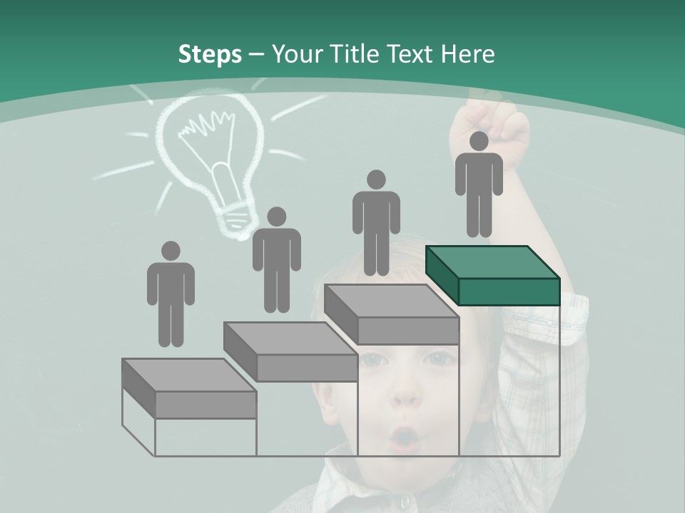 Light Caucasian Male PowerPoint Template