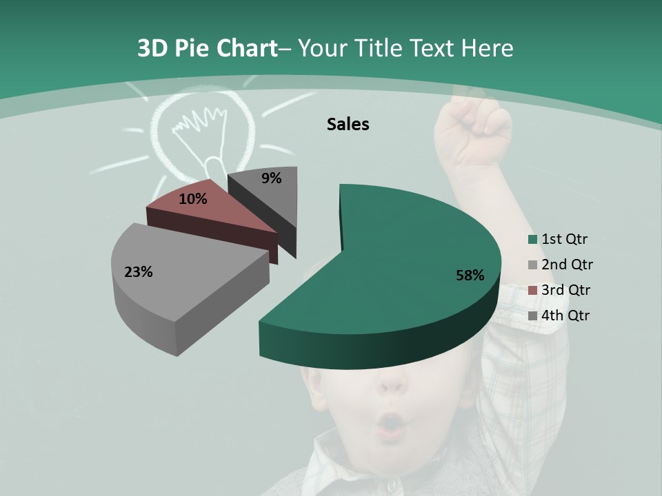 Light Caucasian Male PowerPoint Template
