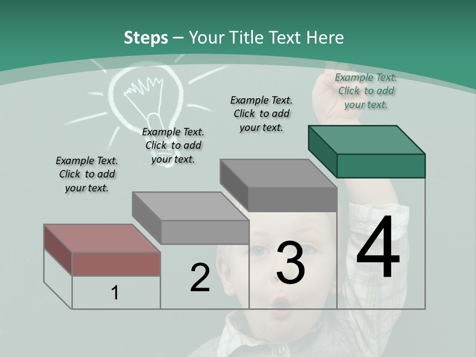 Light Caucasian Male PowerPoint Template