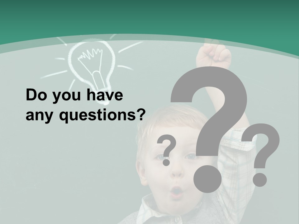 Light Caucasian Male PowerPoint Template