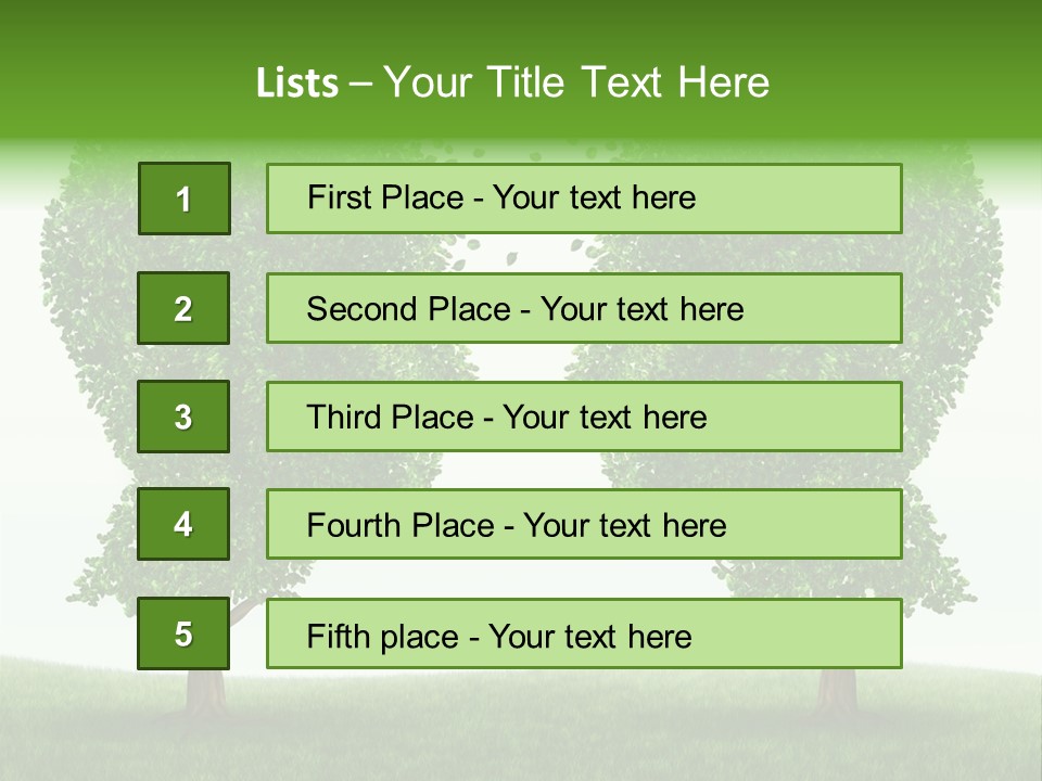 Exchange Leaves Cooperation PowerPoint Template